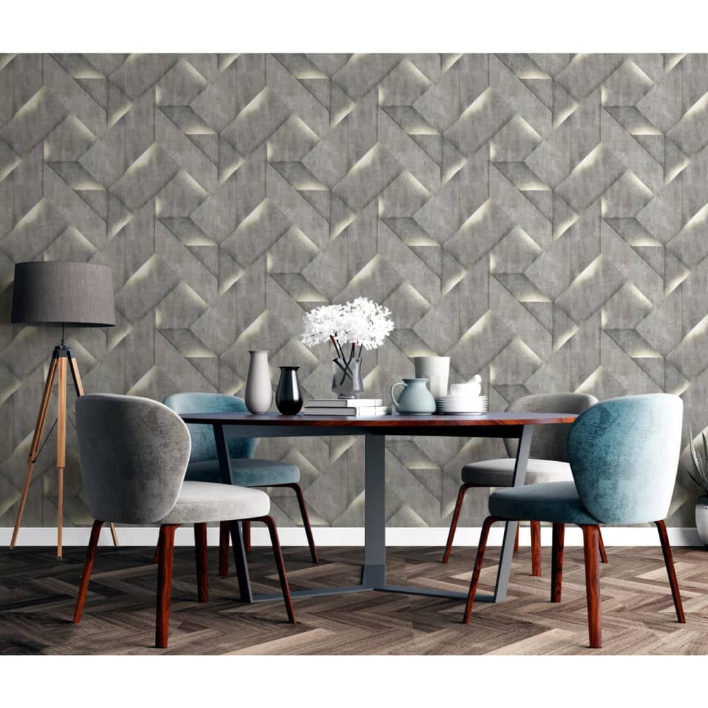 Wallpaper Onyx Dark Grey