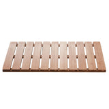 Wooden Bathroom Rug Grating Nature 72x38 cm