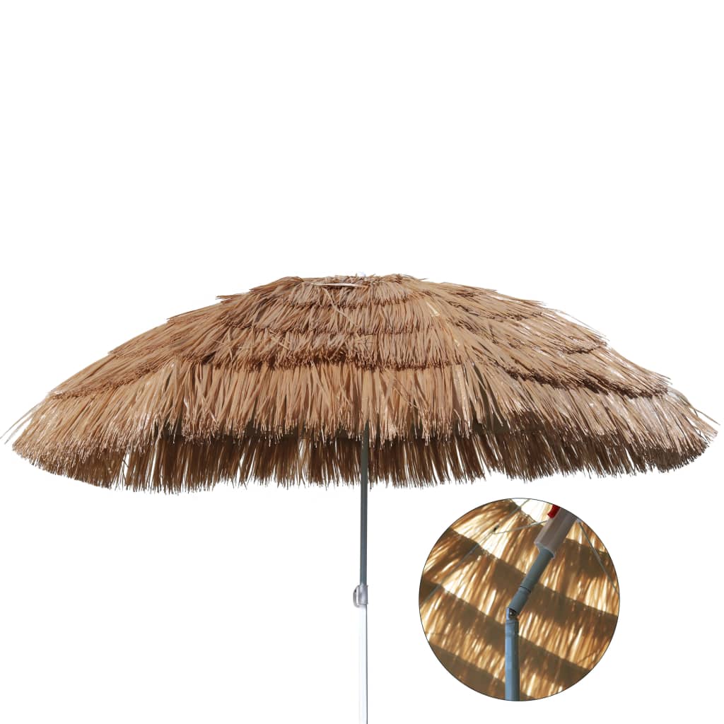 Beach Parasol Hawaï 160 cm Beige