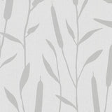 Wallpaper Topchic Reed Plumes Metallic Grey