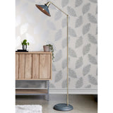 Wallpaper Fawning Feather Light Grey