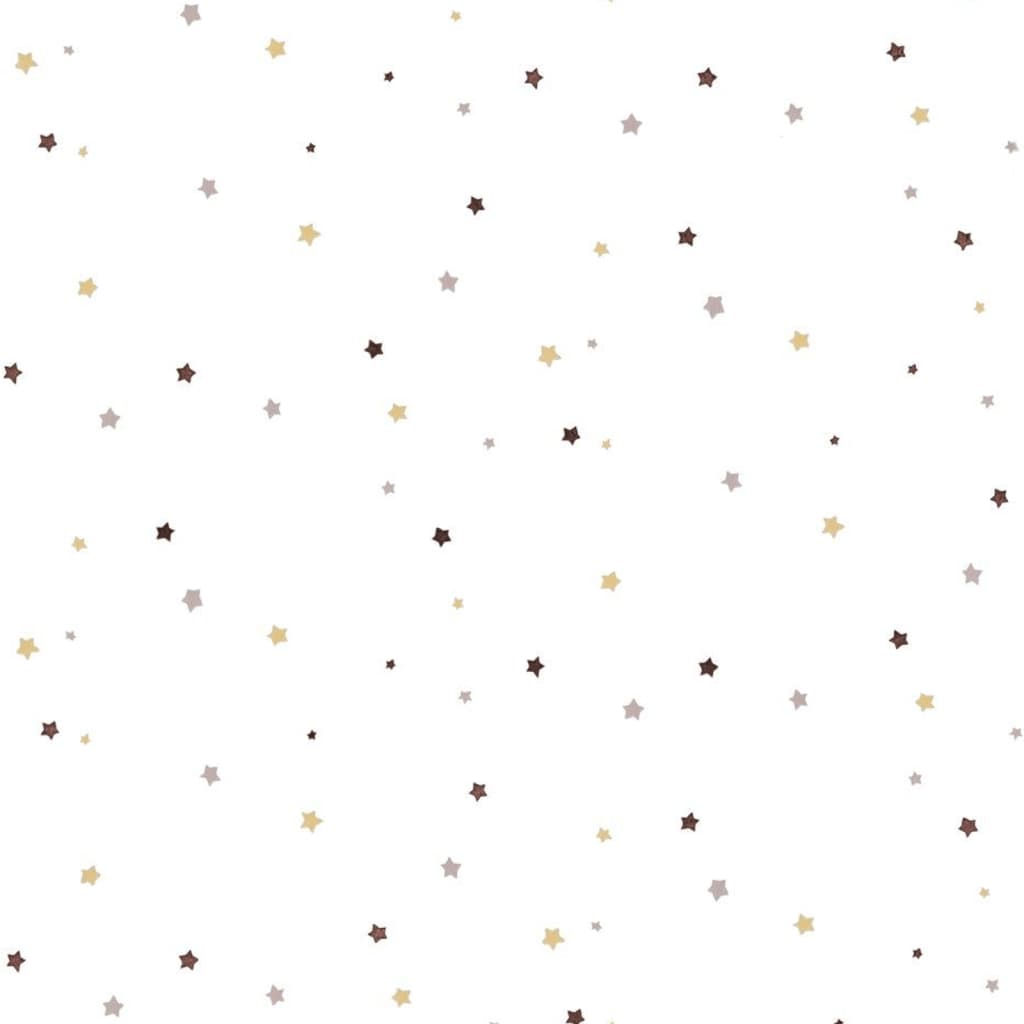 Wallpaper Mondo baby Little Stars Beige and White