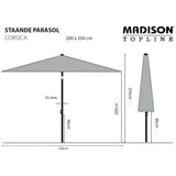 Garden Parasol Denia 200x200 cm Ecru