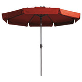 Garden Parasol  Flores Luxe 300 cm Round Brick Red