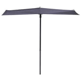 Balcony Parasol Sun Wave 270x150 cm Sapphire Blue