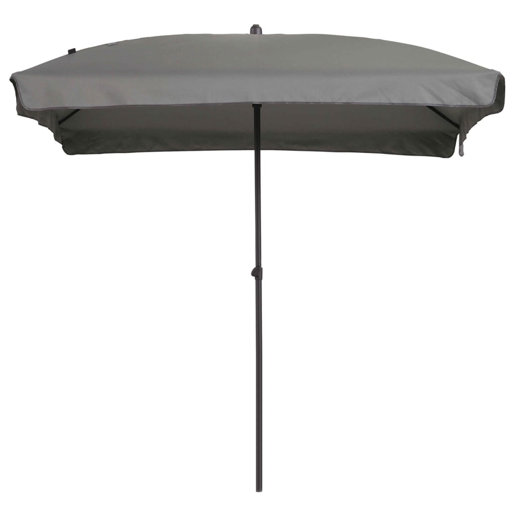 Garden Parasol Patmos Luxe Rectangle 210x140 cm Light Grey