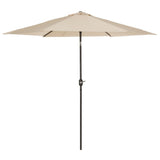 Garden Parasol Tenerife 300 cm Round Ecru