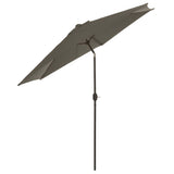 Garden Parasol Tenerife 300 cm Round Grey