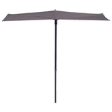 Balcony Parasol Sun Wave 270x150 cm Taupe PAC3P015