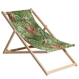 Wooden Beach Chair Cala 55x90x87 cm Green