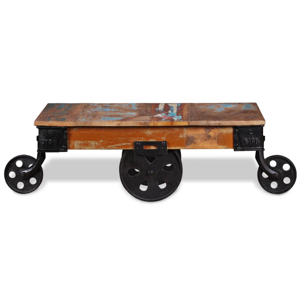 Coffee Table Reclaimed Wood 90x45x35 cm