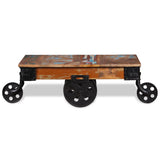 Coffee Table Reclaimed Wood 90x45x35 cm