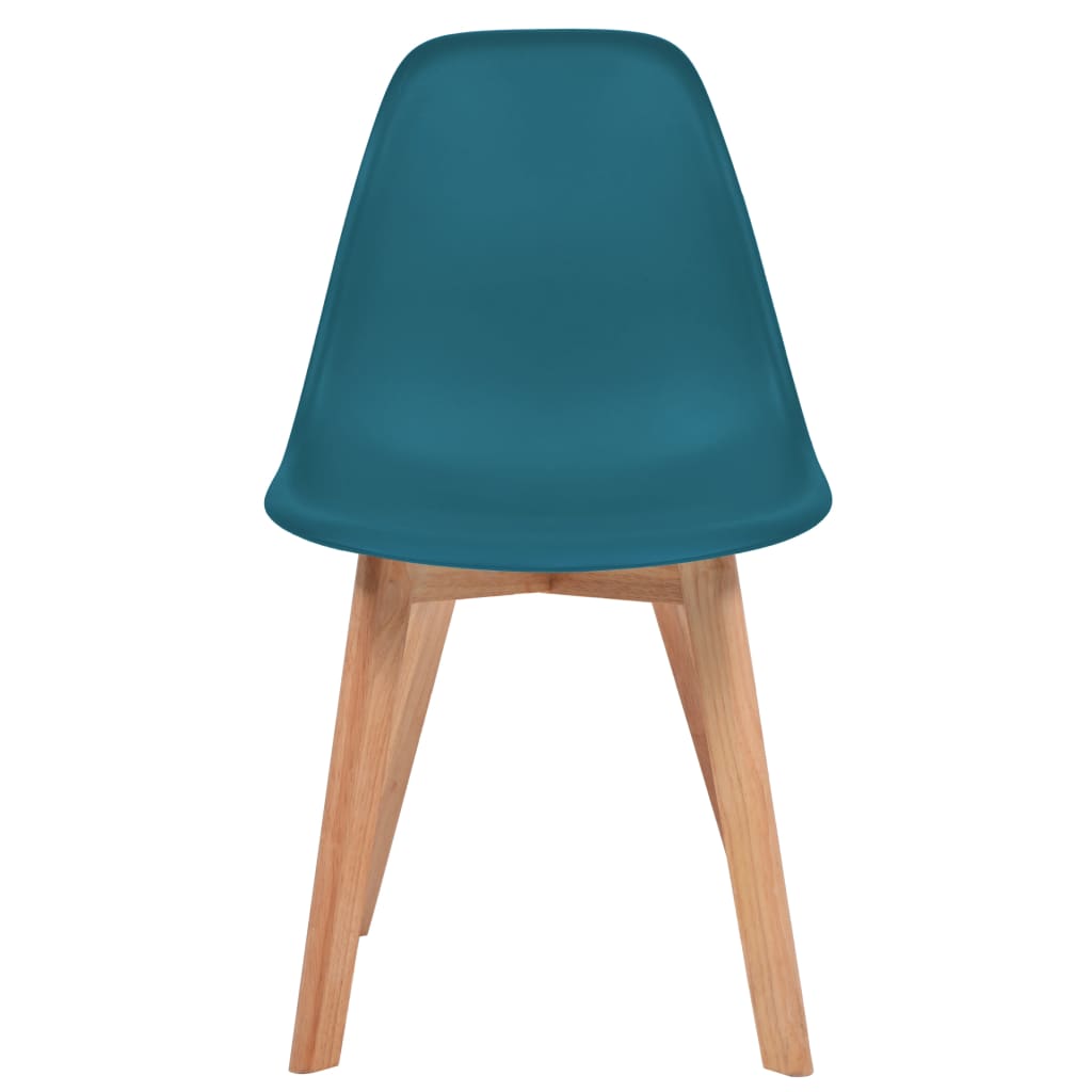 Dining Chairs 2 pcs Turquoise Plastic