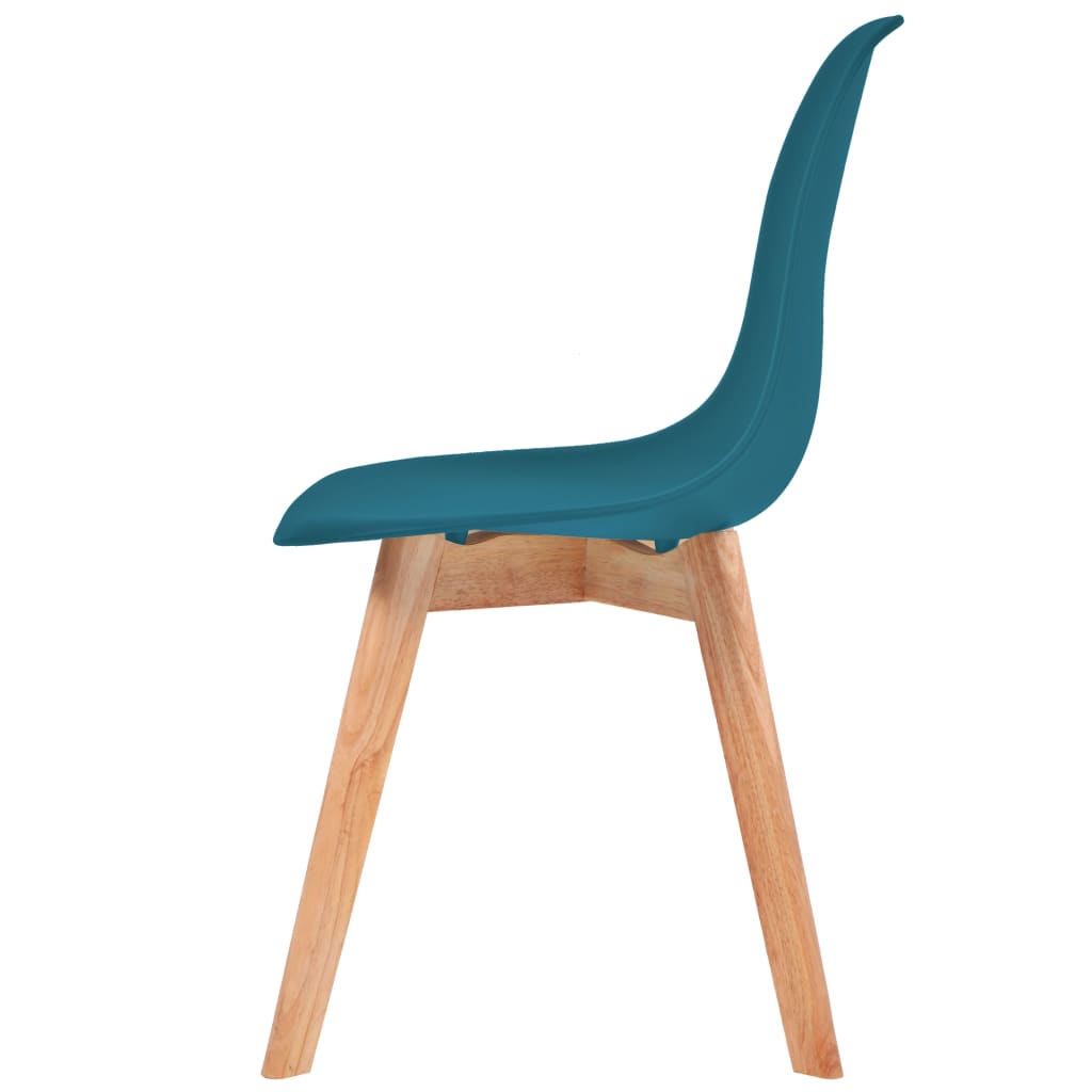 Dining Chairs 2 pcs Turquoise Plastic