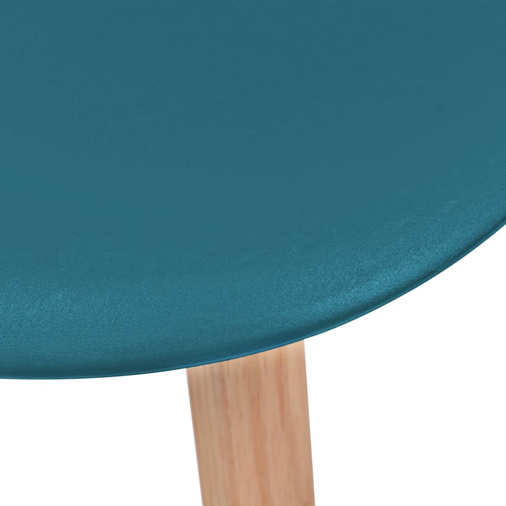 Dining Chairs 2 pcs Turquoise Plastic