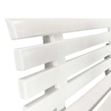 Garden Bench 145.5 cm Plastic White