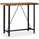 Bar Table Solid Reclaimed Wood 120x60x107 cm