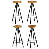 Bar Chairs 4 pcs Solid Mango Wood