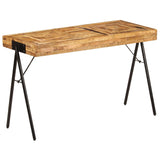 Writing Table Solid Mango Wood 118x50x75 cm