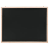 Wall-Mounted Blackboard Cedar Wood 60x80 cm