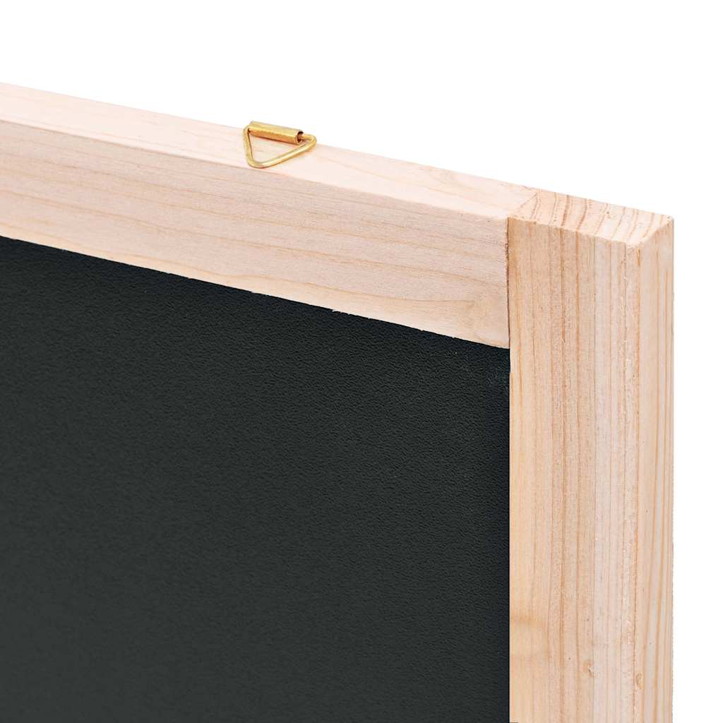 Wall-Mounted Blackboard Cedar Wood 40x60 cm