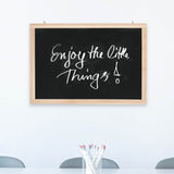 Wall-Mounted Blackboard Cedar Wood 40x60 cm