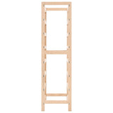 Wine Rack Cedar Wood 57.5x28x102 cm