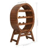 Wine Rack 13 Bottles Solid Acacia Wood