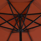 Garden Parasol with Aluminium Pole 500 cm Terracotta