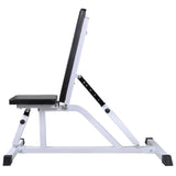 Workout Bench with Barbell and Dumbbell Set 60.5 kg