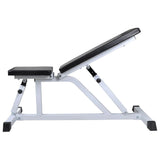 Workout Bench with Barbell and Dumbbell Set 30.5 kg