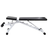 Workout Bench with Barbell and Dumbbell Set 30.5 kg