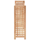 Wine Rack for 25 Bottles Solid Walnut Wood 63x25x73 cm