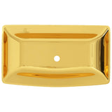 Wash Basin 71x38x13.5 cm Ceramic Gold