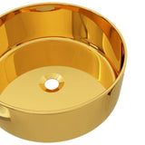 Wash Basin 40x15 cm Ceramic Gold