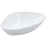 Wash Basin 58.5x39x14 cm Ceramic White