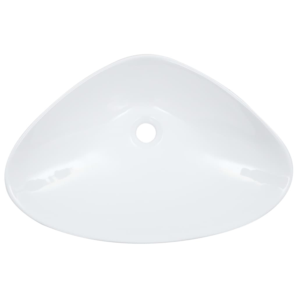 Wash Basin 58.5x39x14 cm Ceramic White