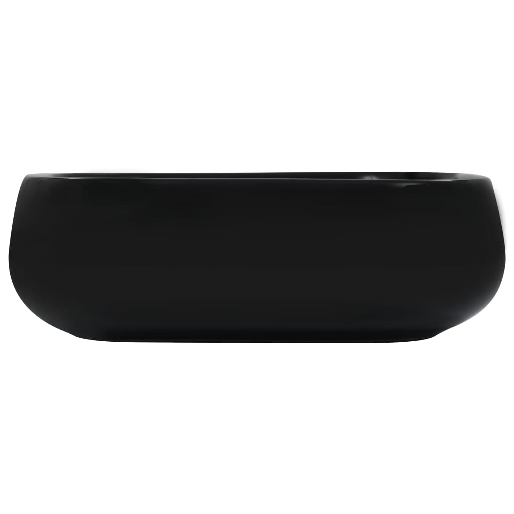 Wash Basin 44.5x39.5x14.5 cm Ceramic Black