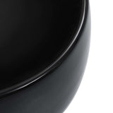 Wash Basin 44.5x39.5x14.5 cm Ceramic Black