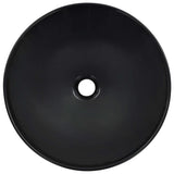 Wash Basin 41x12.5 cm Ceramic Black