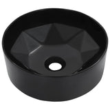 Wash Basin 36x14 cm Ceramic Black