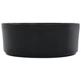 Wash Basin 36x14 cm Ceramic Black