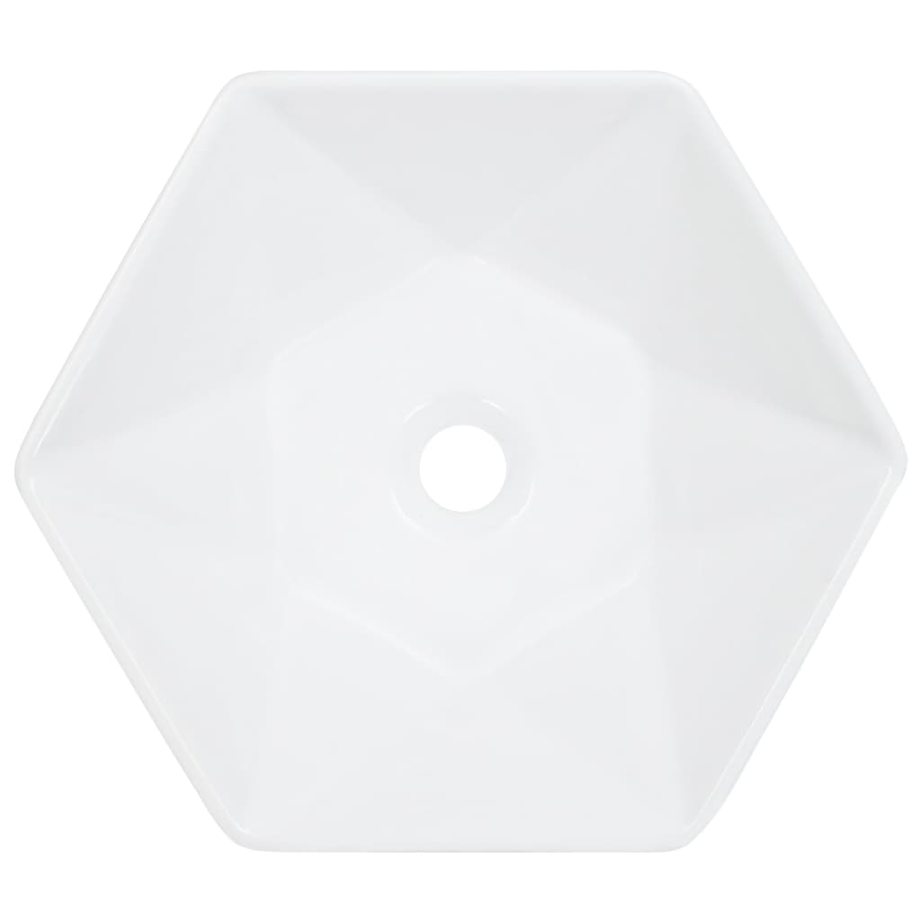 Wash Basin 41x36.5x12 cm Ceramic White