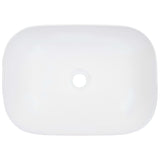 Wash Basin 45.5x32x13 cm Ceramic White