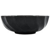 Wash Basin 46x17 cm Ceramic Black