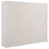 Wardrobe White 200x40x170 cm Fabric