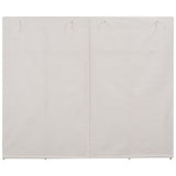 Wardrobe White 200x40x170 cm Fabric