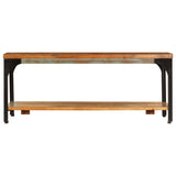 Coffee Table with Shelf 100x60x35 cm Solid Reclaimed Wood