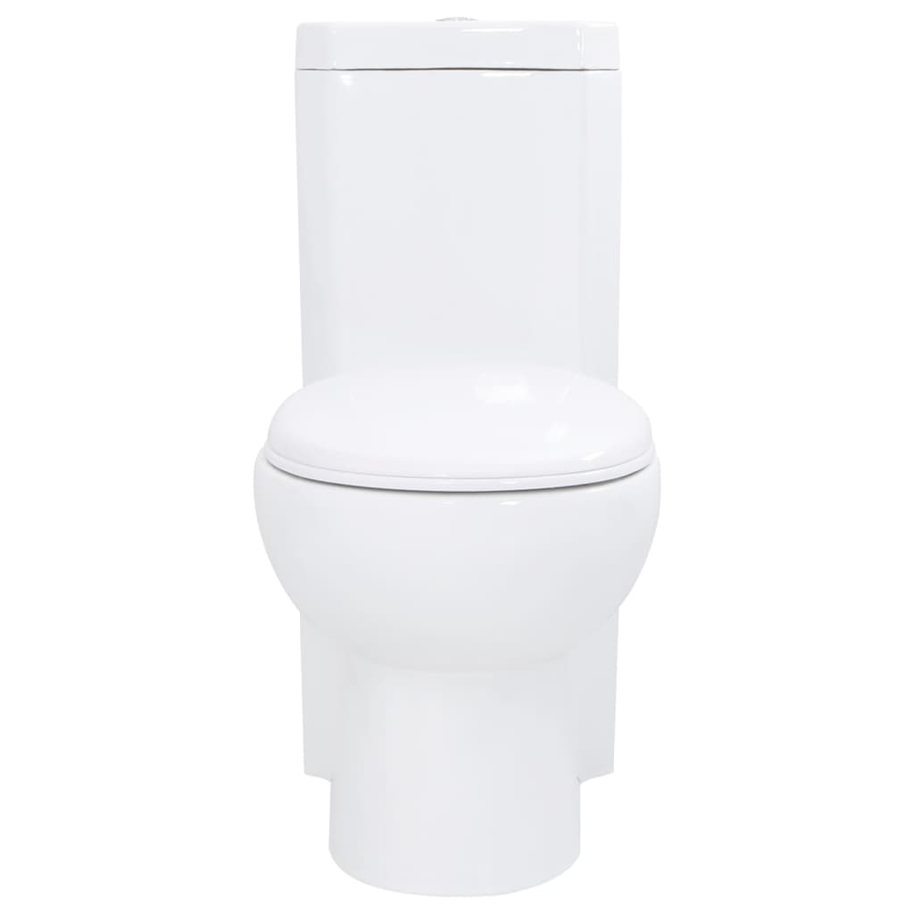 WC Ceramic Toilet Bathroom Corner Toilet White