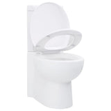 WC Ceramic Toilet Bathroom Corner Toilet White